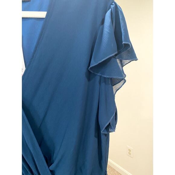 Pretty Garden Dark Green Maxi Dress - Size XXL (NWT) - Picture 3 of 8